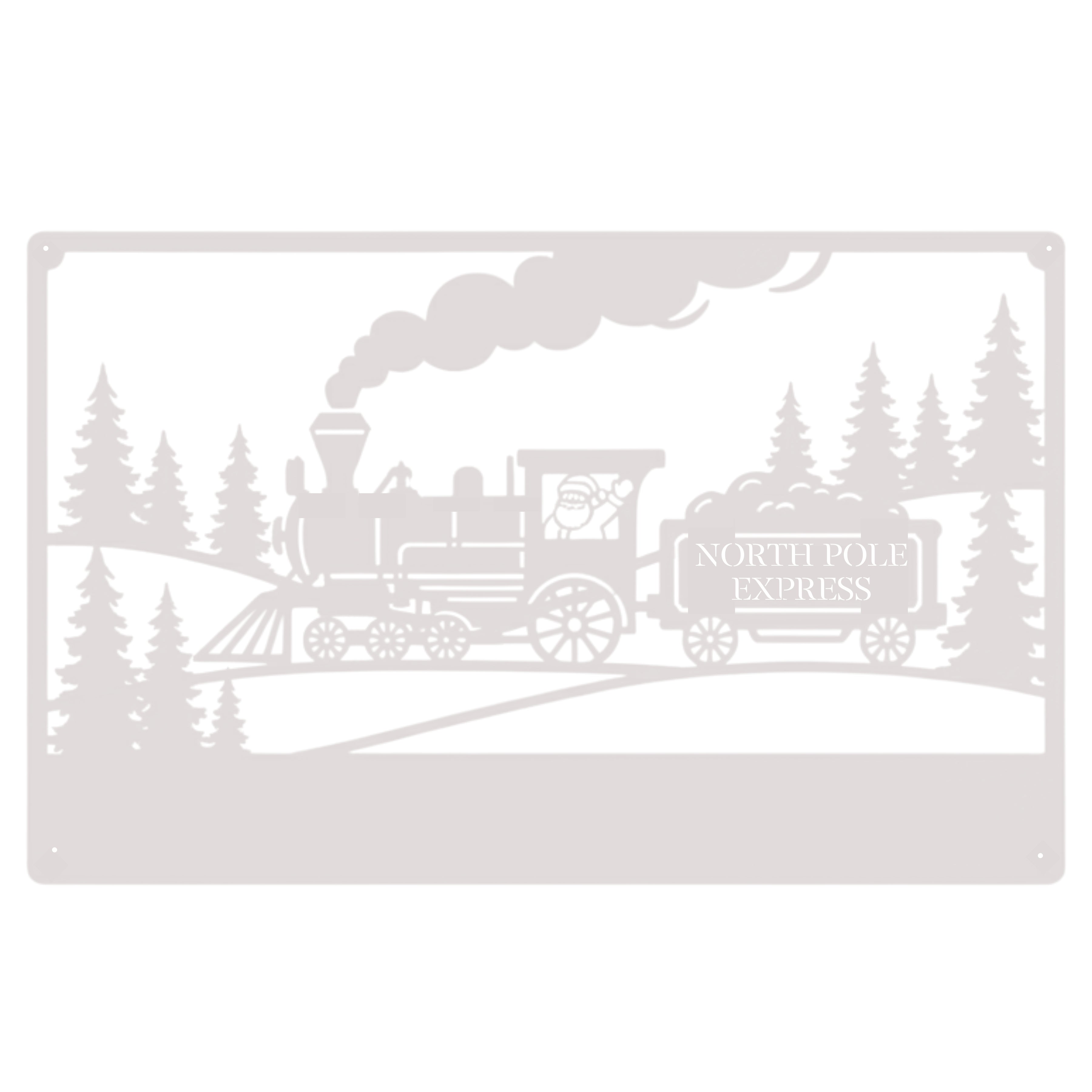 Personalized North Pole Express Monogram