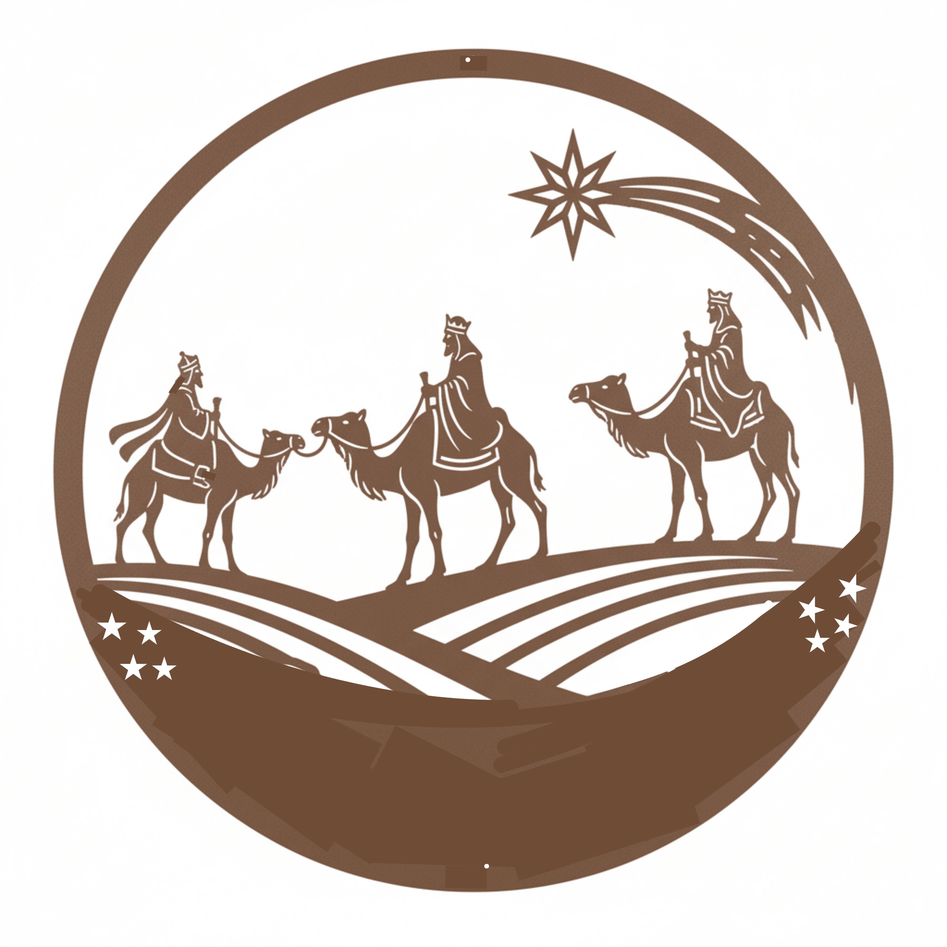 Personalized Three Wise Monogram