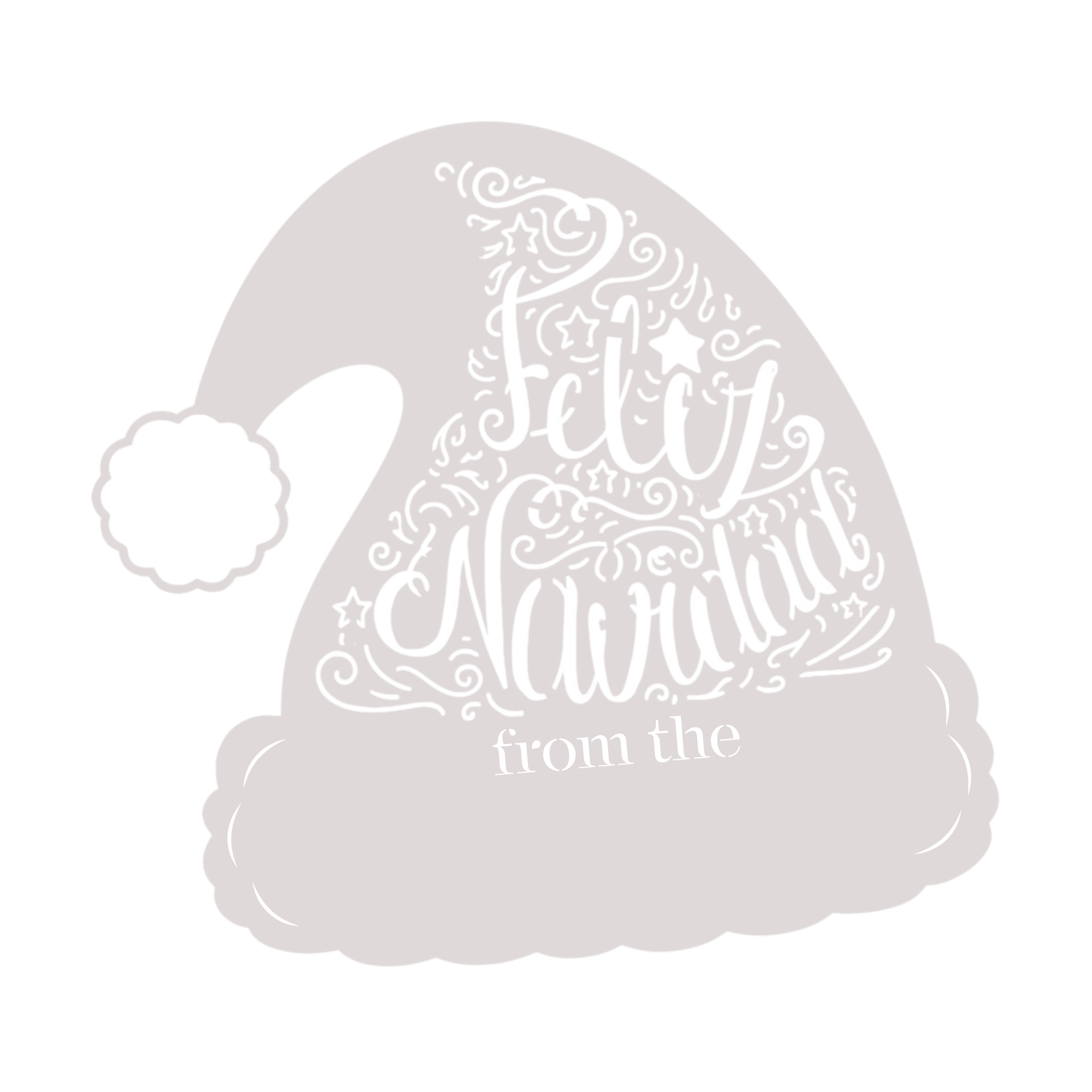 Personalized Feliz Navidad Monogram