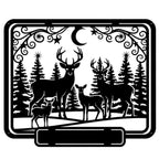 Personalized Deer Family Monogram