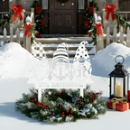 Personalized Merry Gnomes Yard Sign