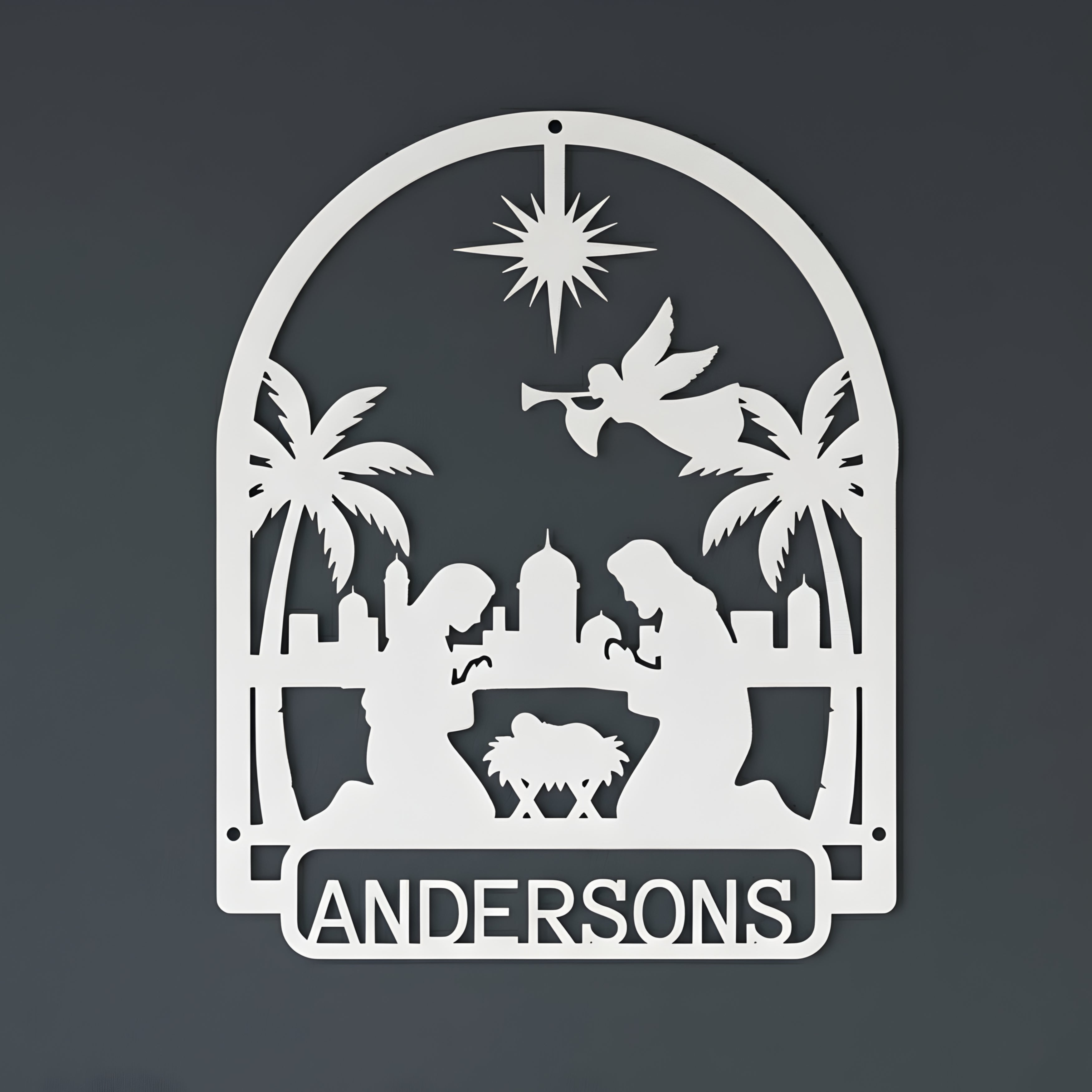 Personalized Novelty Scene Monogram