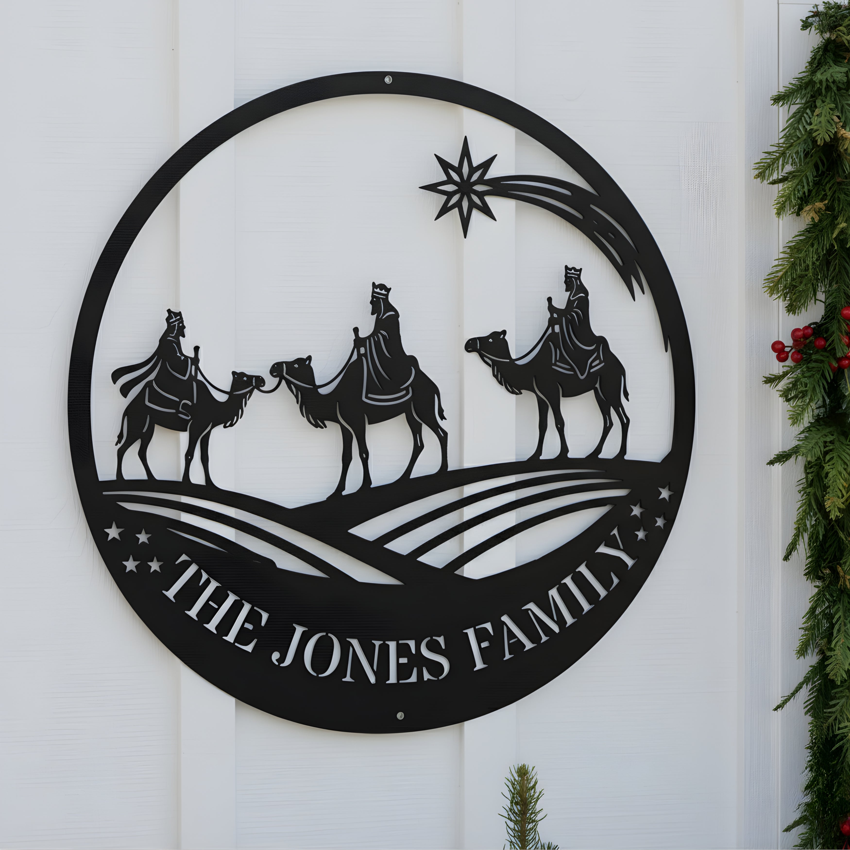 Personalized Three Wise Monogram