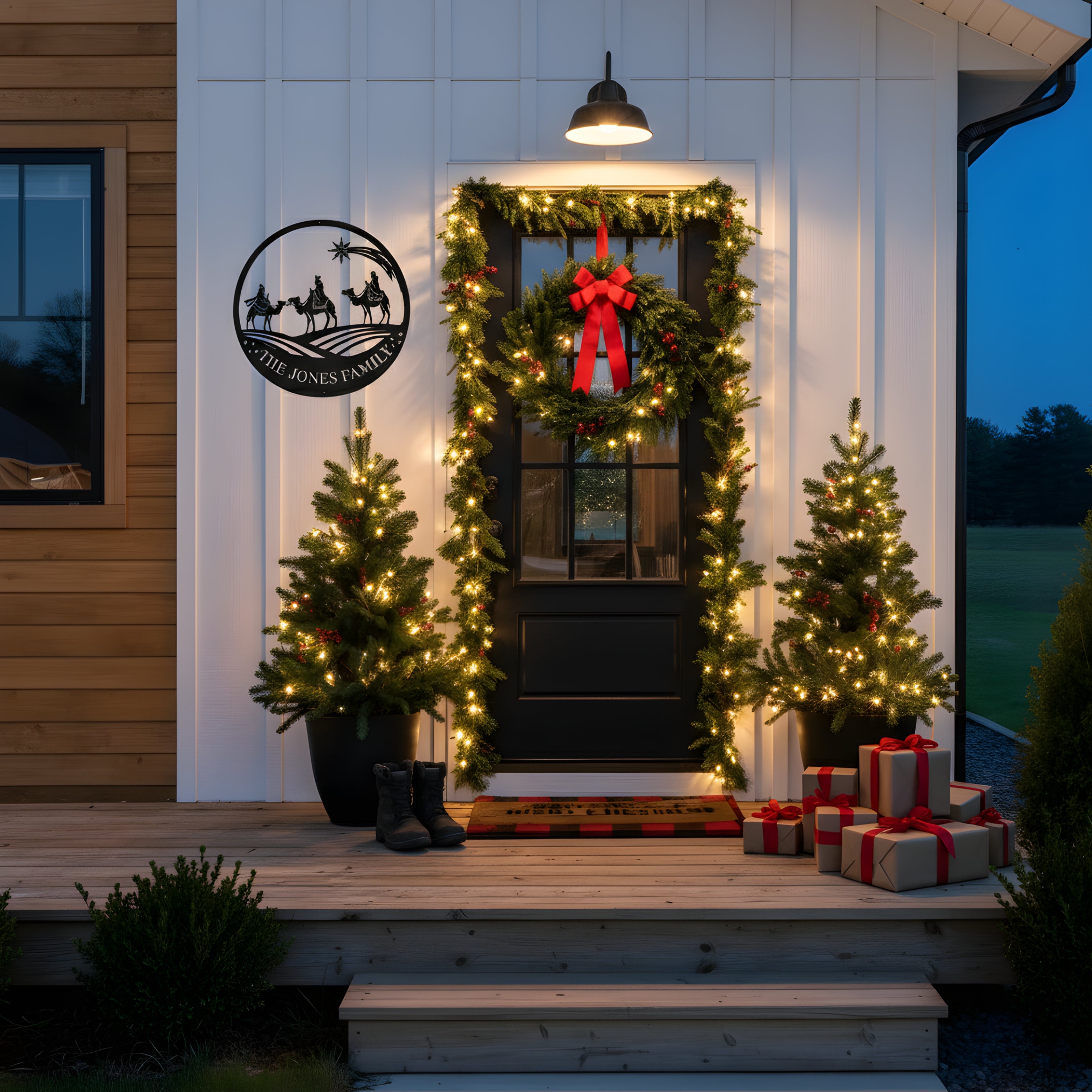 Personalized Three Wise Monogram