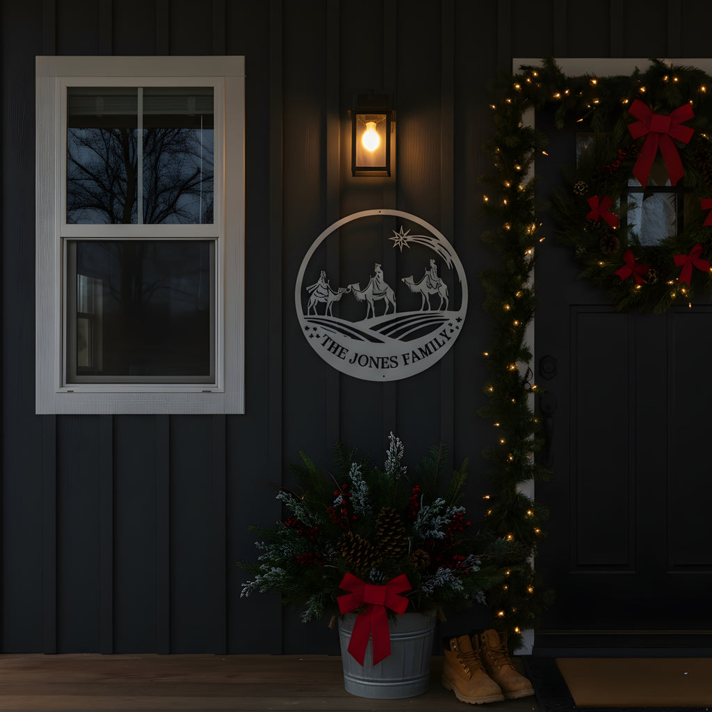 Personalized Three Wise Monogram