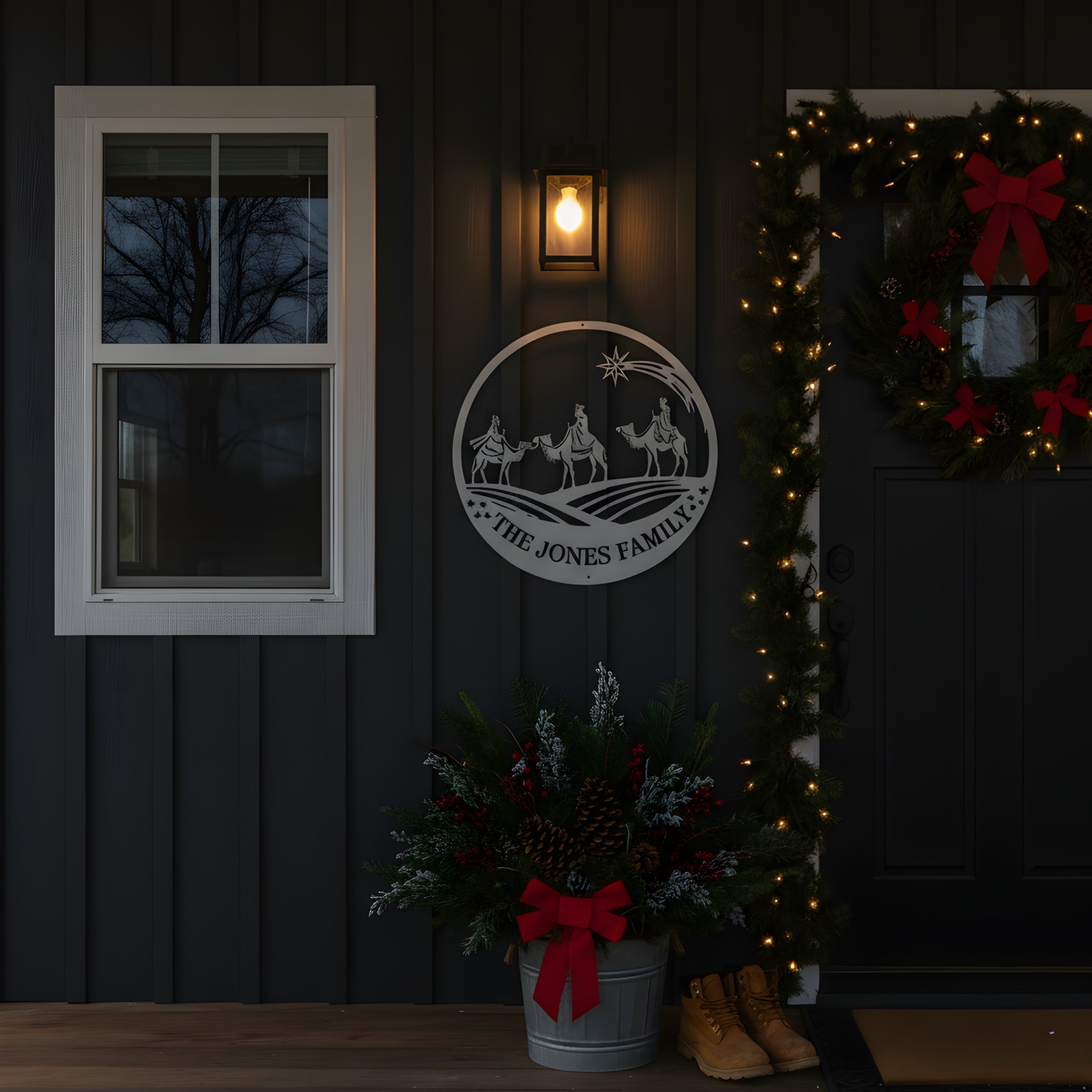 Personalized Three Wise Monogram