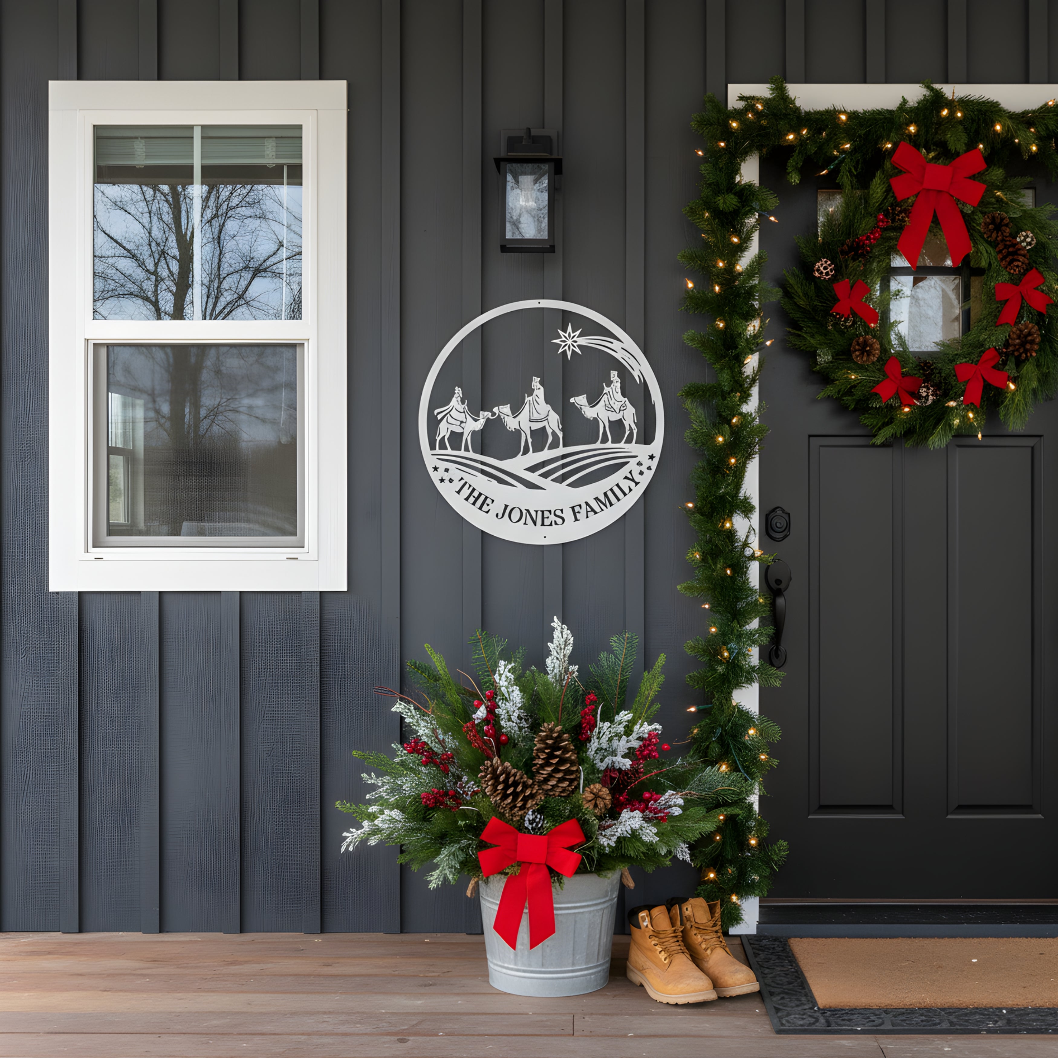 Personalized Three Wise Monogram