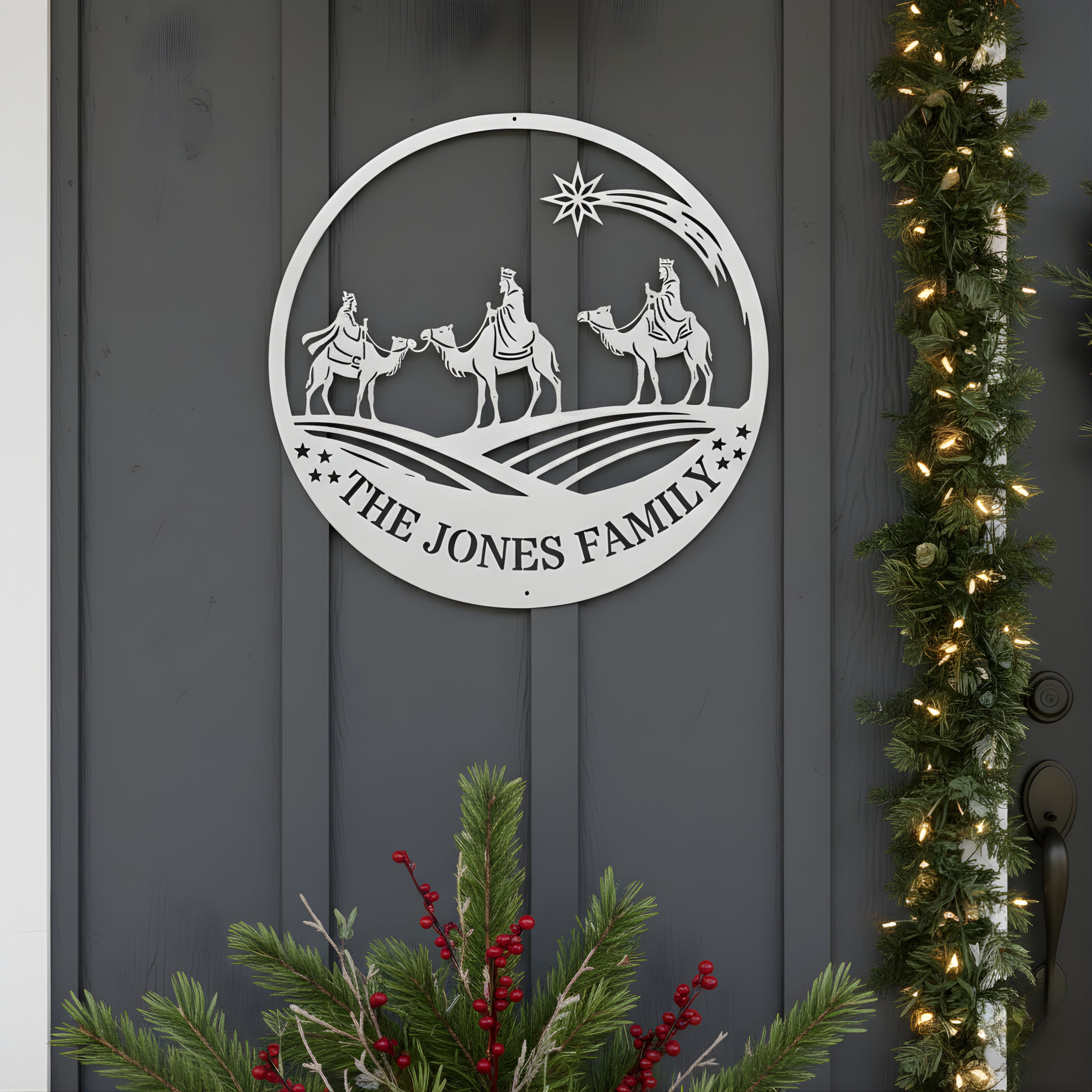 Personalized Three Wise Monogram