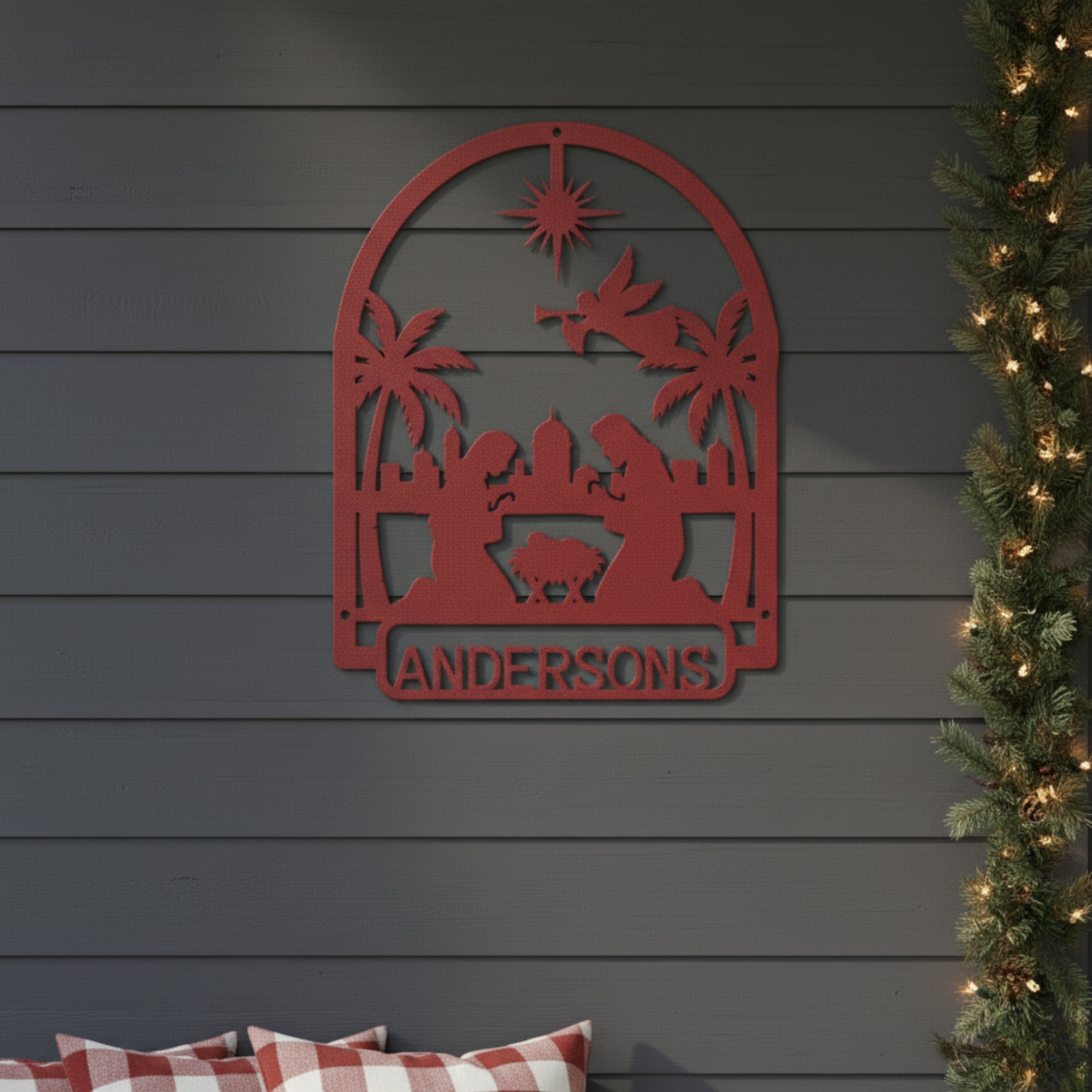 Personalized Novelty Scene Monogram