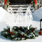Personalized Merry Gnomes Yard Sign