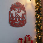 Personalized Home For The Holidays Monogram
