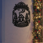 Personalized Home For The Holidays Monogram