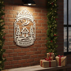Personalized Home For The Holidays Monogram