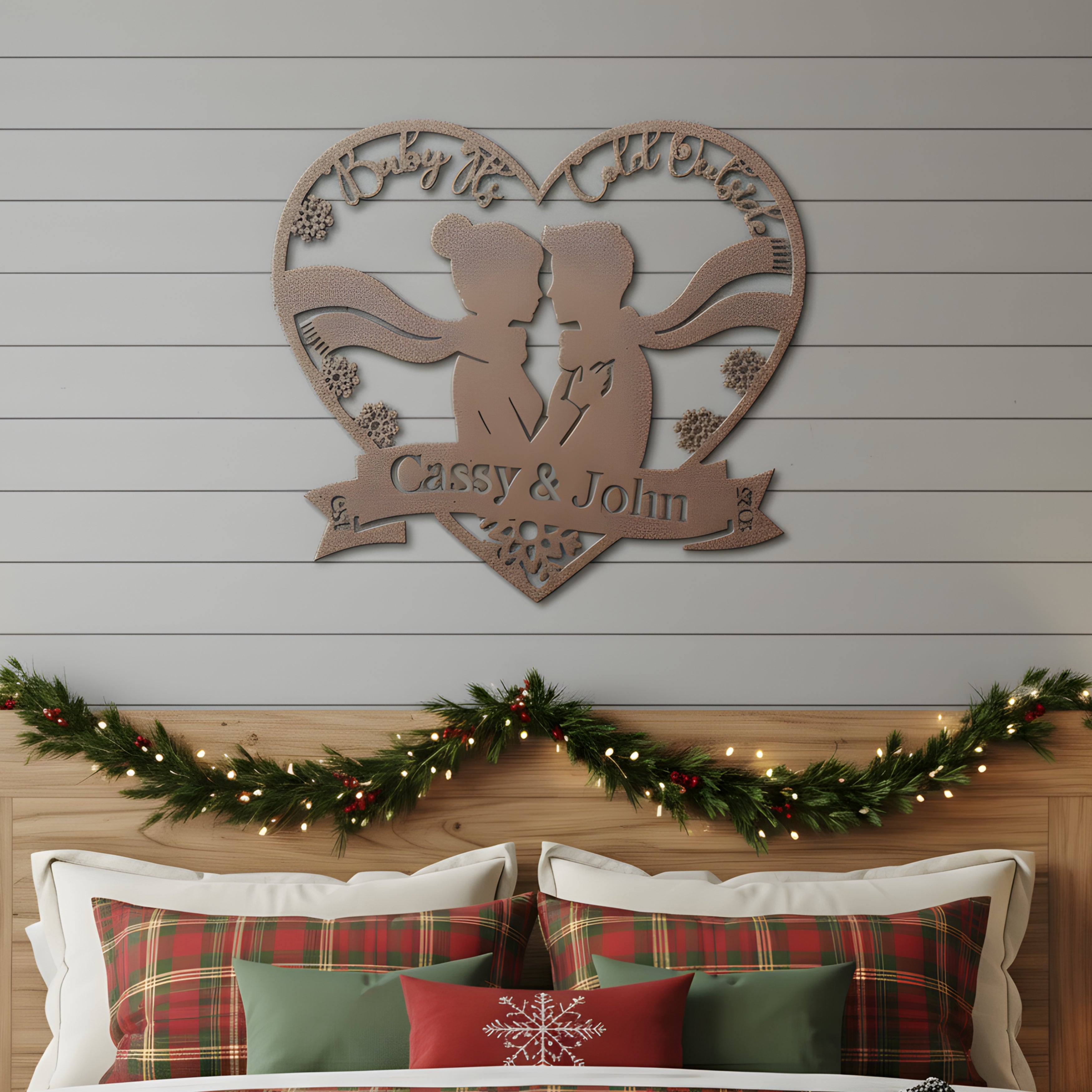 Personalized Baby It's Cold Outside Monogram