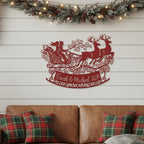 Personalized Sleigh For Two Monogram