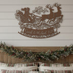 Personalized Sleigh For Two Monogram