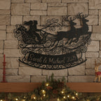 Personalized Sleigh For Two Monogram