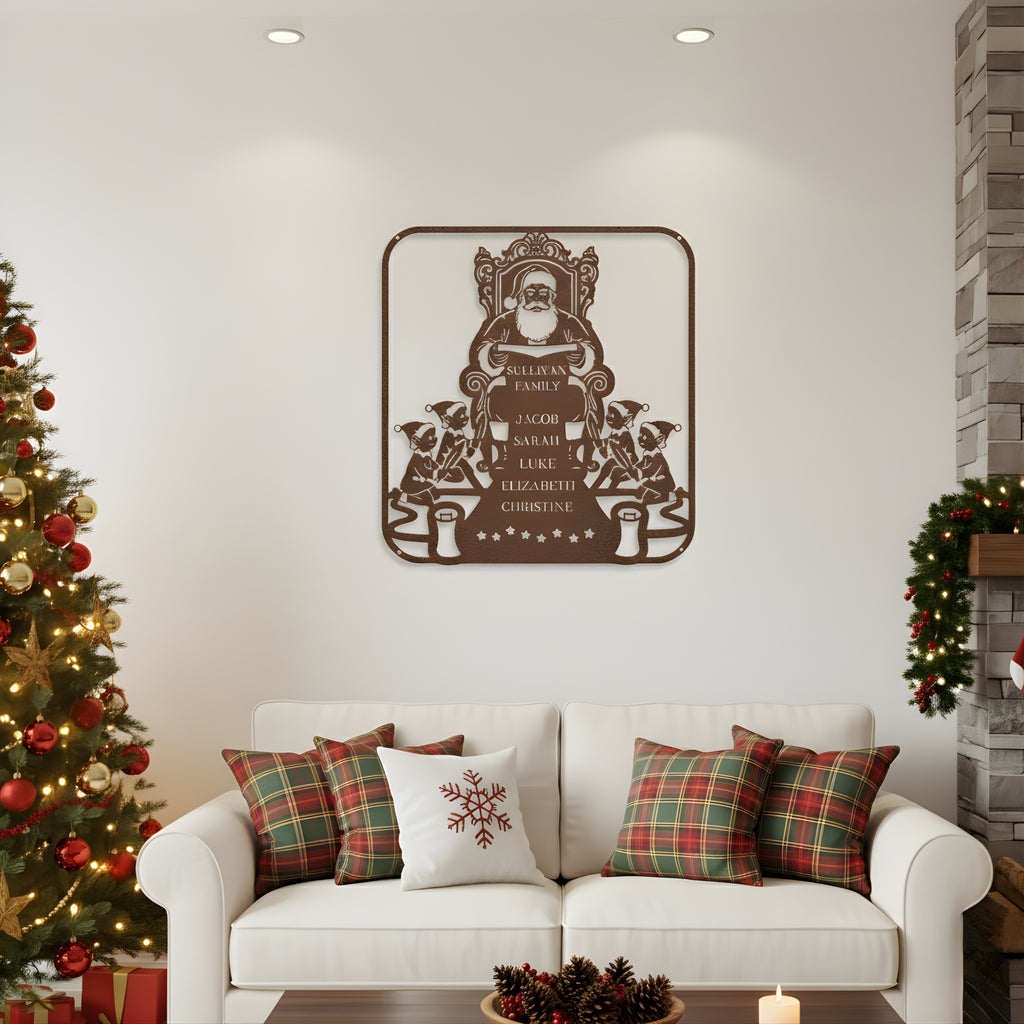 Personalized Santa's List Monogram