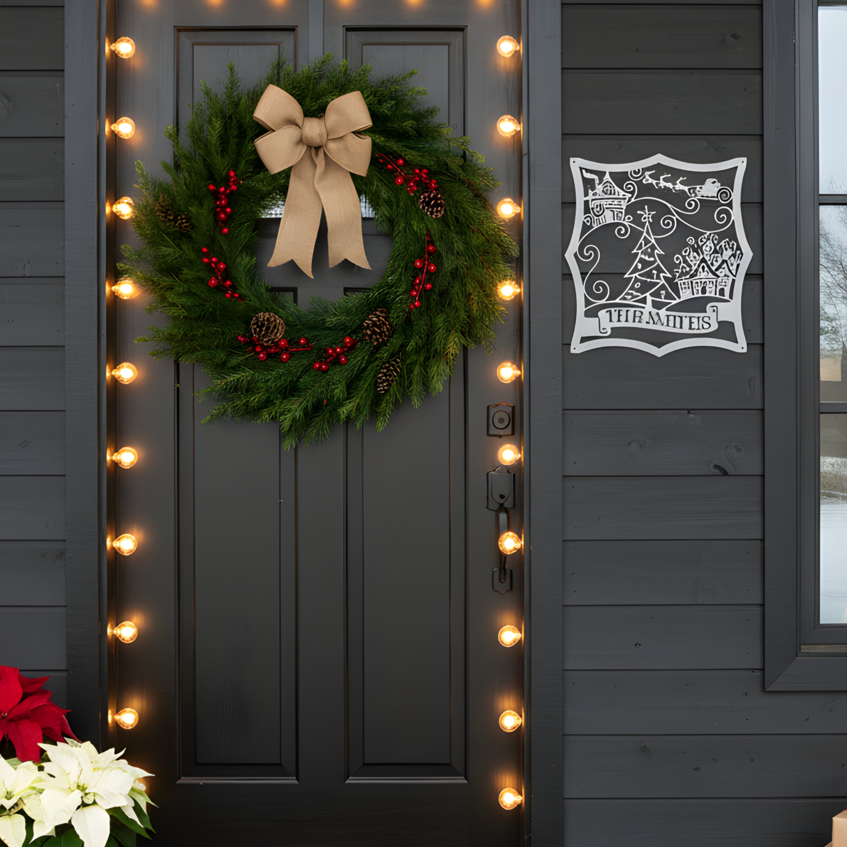 Personalized Christmas Village Monogram