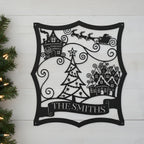 Personalized Christmas Village Monogram