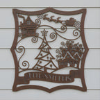 Personalized Christmas Village Monogram