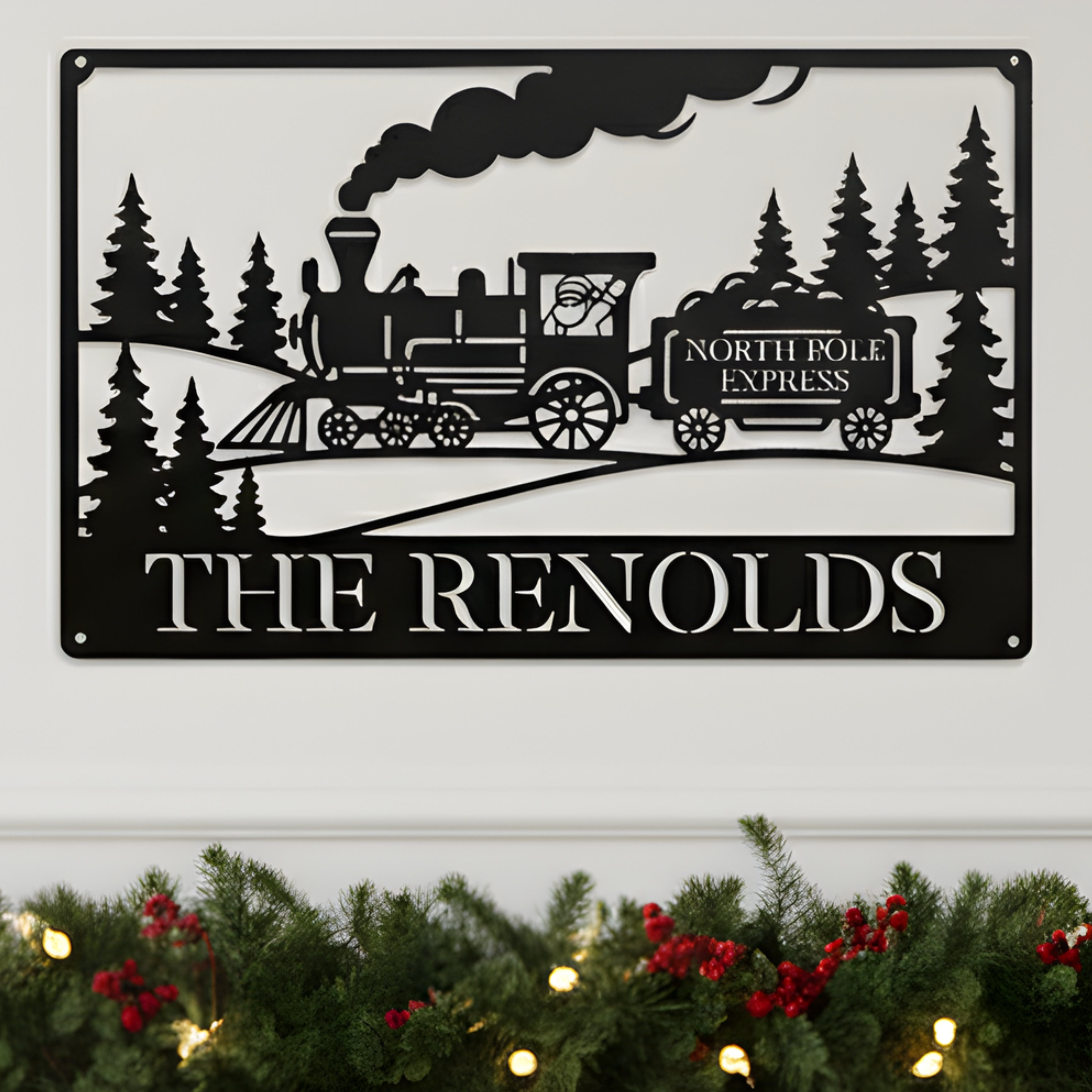 Personalized North Pole Express Monogram