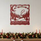 Personalized Cozy Cabin Monogram