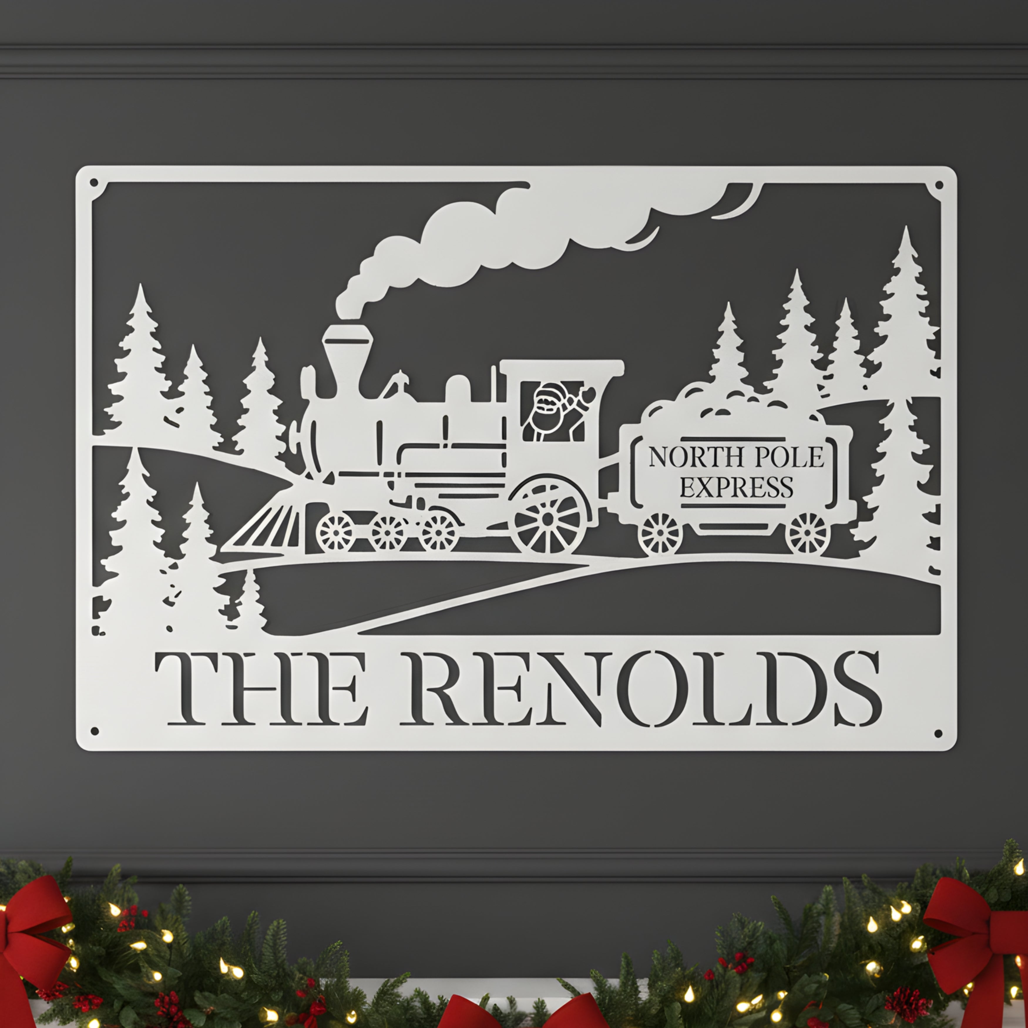 Personalized North Pole Express Monogram