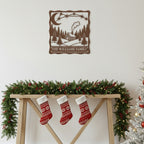 Personalized Cozy Cabin Monogram