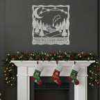 Personalized Cozy Cabin Monogram