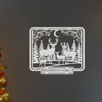 Personalized Deer Family Monogram