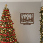 Personalized Deer Family Monogram