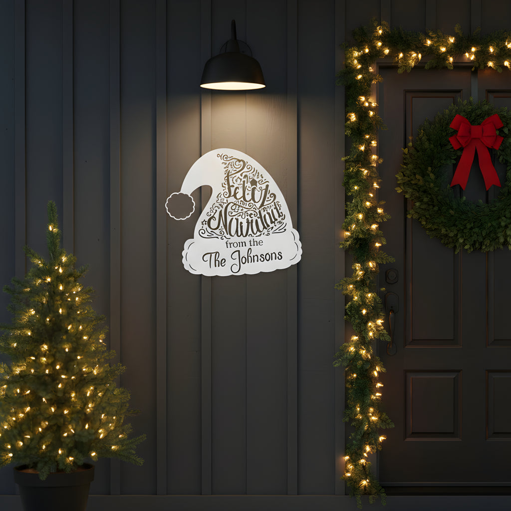 Personalized Feliz Navidad Monogram