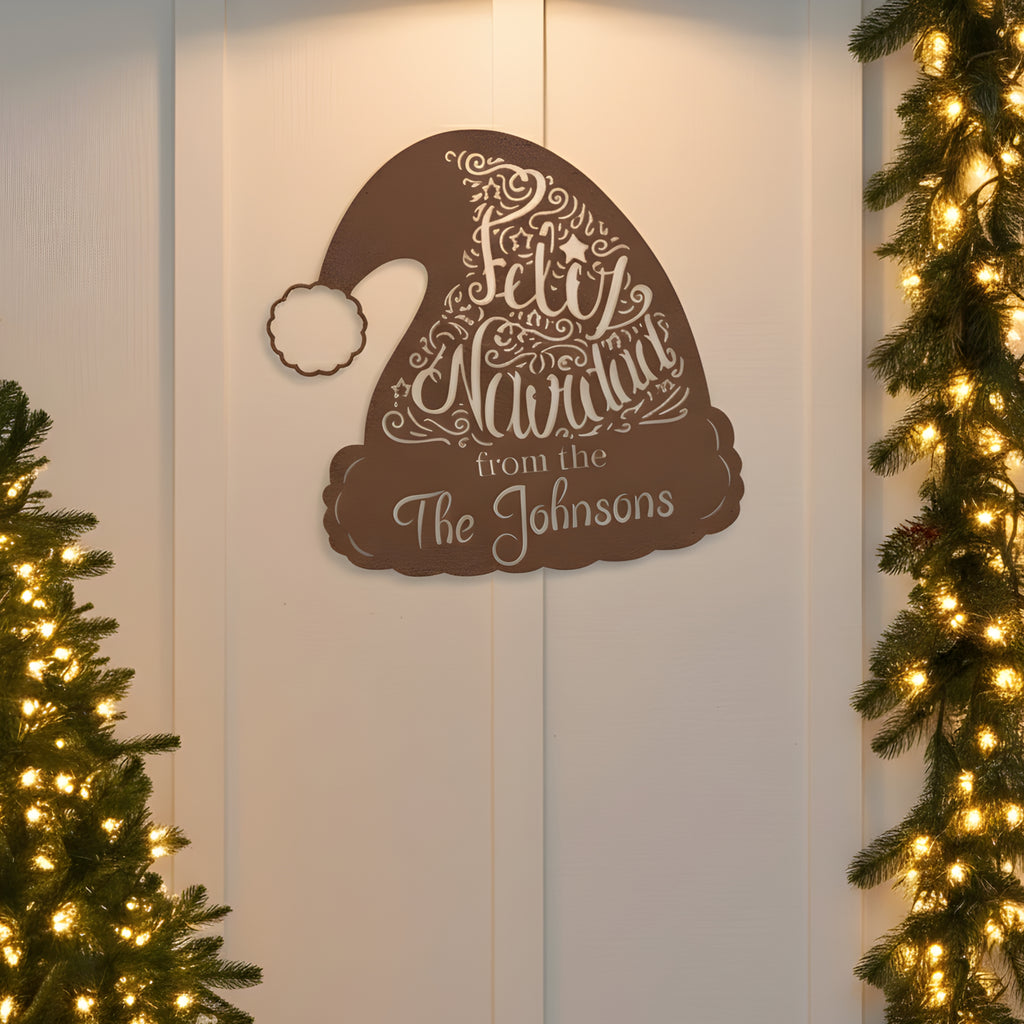 Personalized Feliz Navidad Monogram