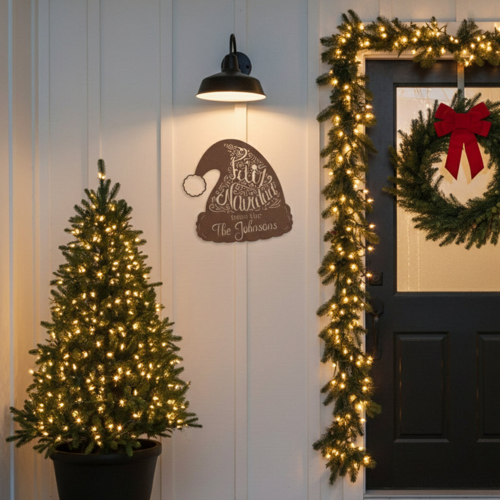 Personalized Feliz Navidad Monogram